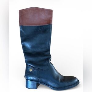 FRANCO SARTO Two Tone Women’s Riding Boots Size 8 Excellent Condition No wear